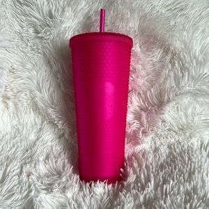 Starbucks Fall 2021 Neon Pink Venti Studded Tumbler